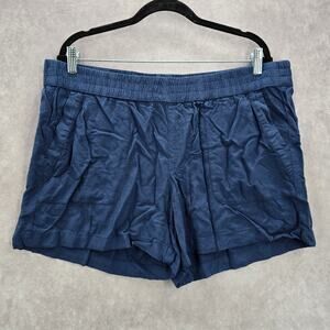 Sonoma Blue Pullon Beach Bermuda Relaxed Casual Pants‎ Shorts XL Extra Large